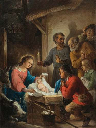 David Teniers Geburt christi Anbetung der Hirten